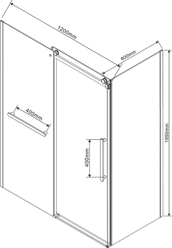 Душевой уголок Vincea Como Soft VSR-1CS8012CLB 120x80 см профиль черный, стекло прозрачное Sancos — официальный сайт