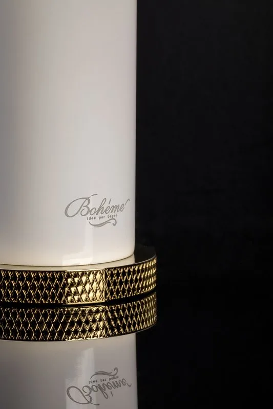 Смеситель для раковины Boheme Stick 121-WG.2 white touch gold Sancos — официальный сайт