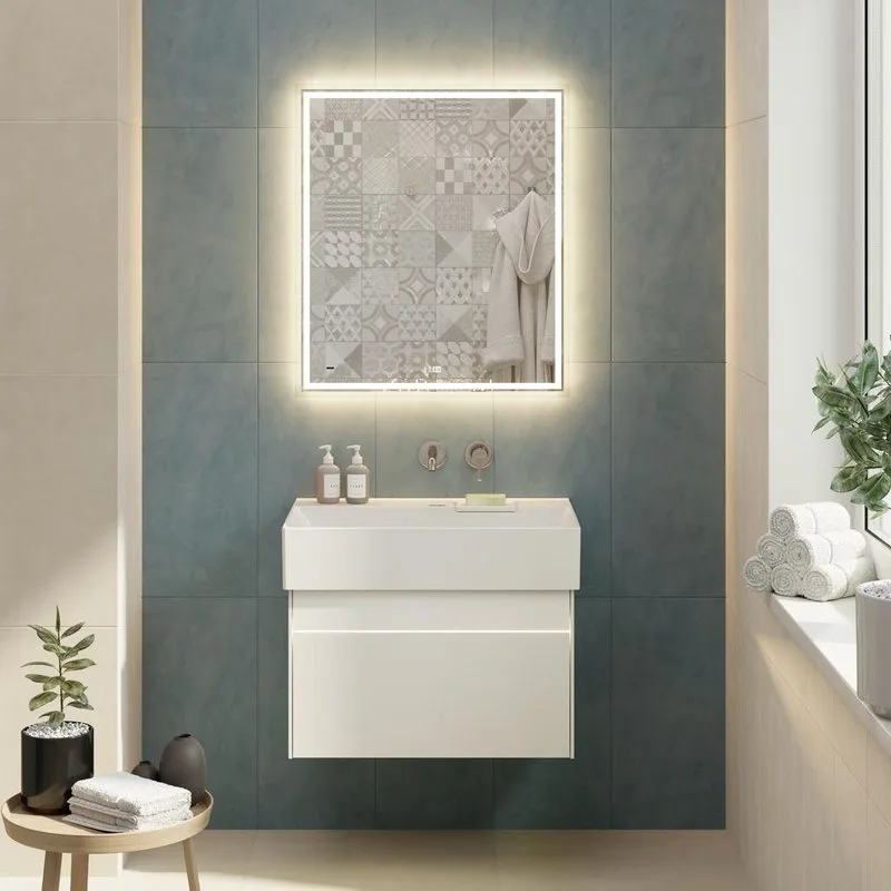 Тумба под раковину без столешницы KERAMA MARAZZI Logica 70 подвесная, белоснежная Sancos — официальный сайт