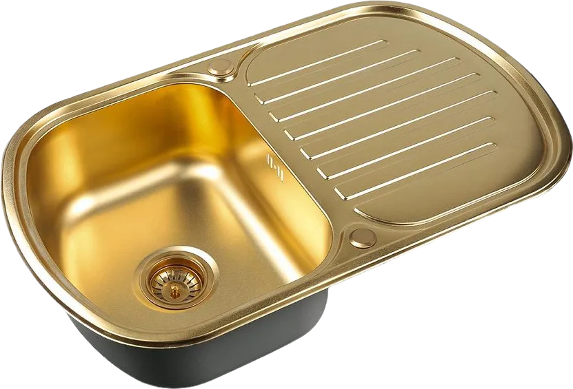 Мойка кухонная Zorg Inox PVD SZR-7749 bronze Sancos — официальный сайт