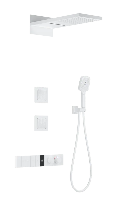 Душевой комплект Wonzon & Woghand WW-D4538-A-MW, С ВНУТРЕННЕЙ ЧАСТЬЮ, матовый белый Sancos — официальный сайт