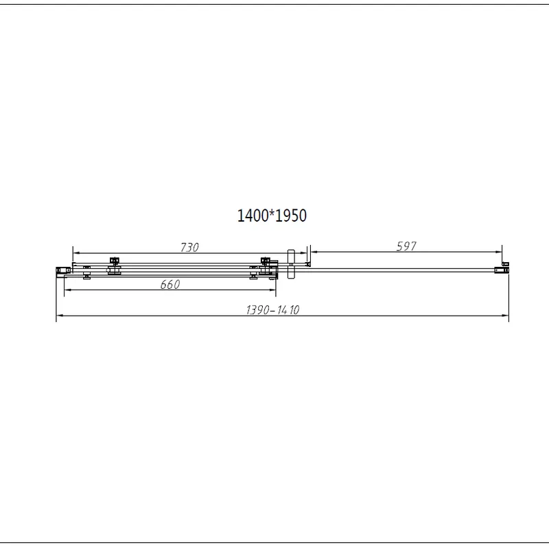 Душевой уголок Vincea Como-N VSR-4CN1014CGB 140х100, профиль матовый черный, стекло тонированное сер Sancos — официальный сайт
