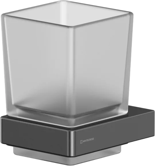 Стакан WHITECROSS Cubo CU2430GM оружейная сталь Sancos — официальный сайт