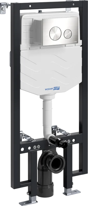 Система инсталляции для унитазов Wasserkraft Vils 56TLT.010.ME.BN02, с кнопкой смыва никель Sancos — официальный сайт
