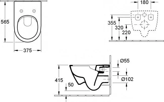 Унитаз подвесной Villeroy & Boch Subway 2.0 5614R2R1 CeramicPlus, глянцевый белый Sancos — официальный сайт