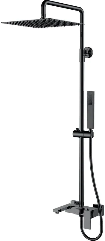 Душевая стойка Boheme Qubic 478-SGM, shinny gun metal Sancos — официальный сайт