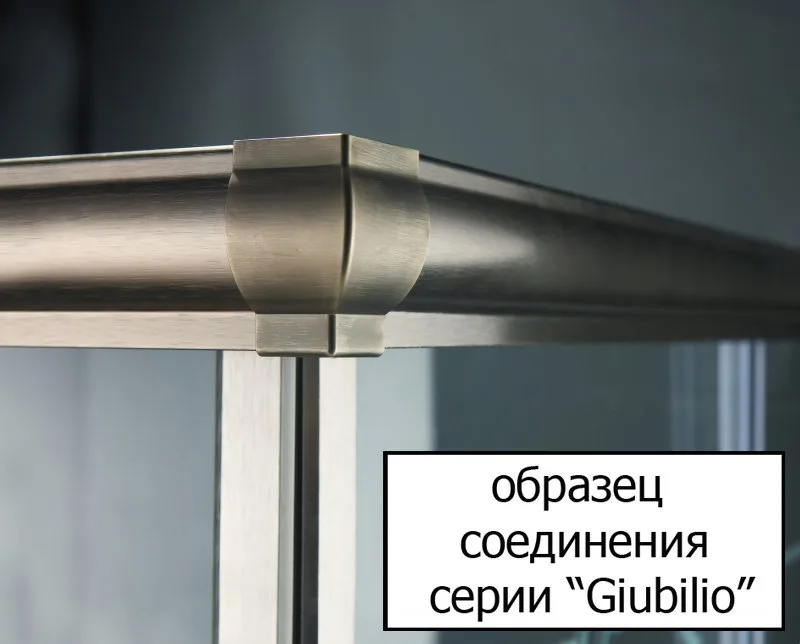 Душевой уголок Cezares Giubileo -A-2-100 прозрачное стекло, хром Sancos — официальный сайт