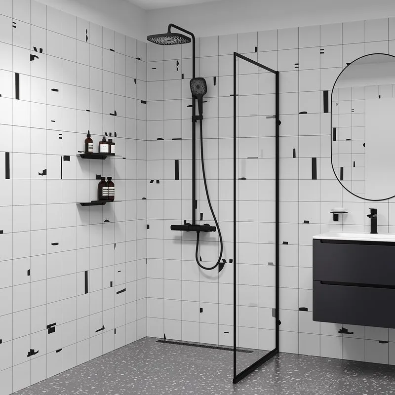 Душевая стойка IDDIS SpaHome SPHBLTKi06, черный матовый Sancos — официальный сайт