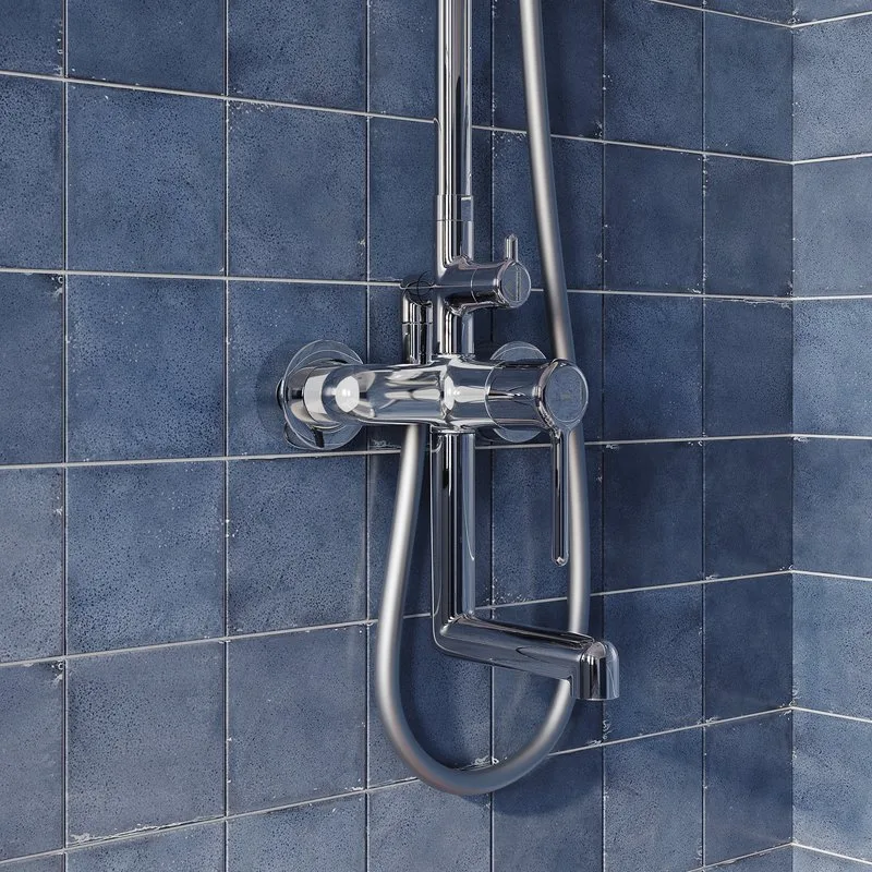 Душевая стойка IDDIS AIGSB3Fi06, хром глянцевый Sancos — официальный сайт