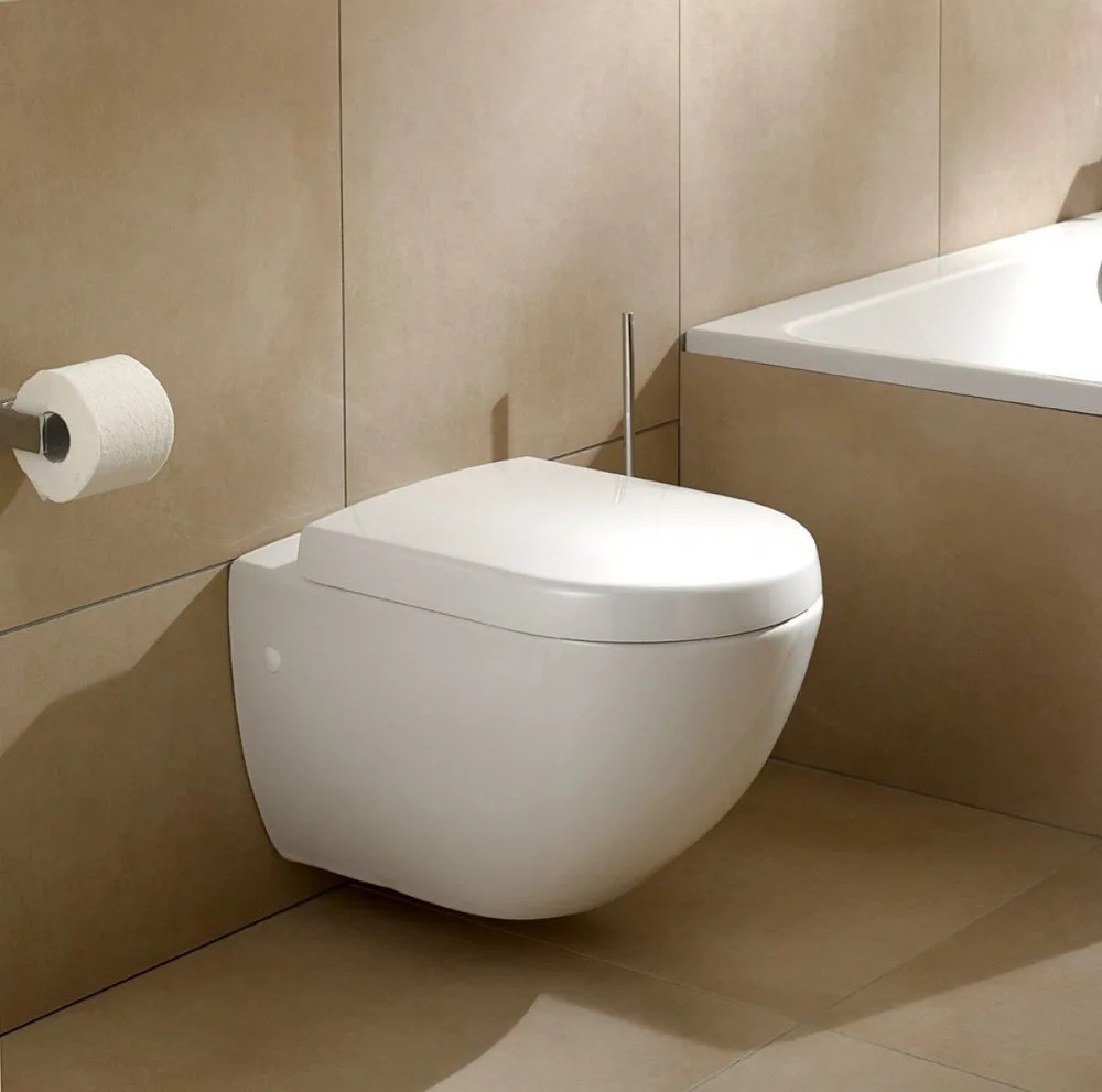 Чаша для унитаза подвесного Villeroy & Boch Subway Plus 2.0 5606 10R1 укороченная, alpin Sancos — официальный сайт
