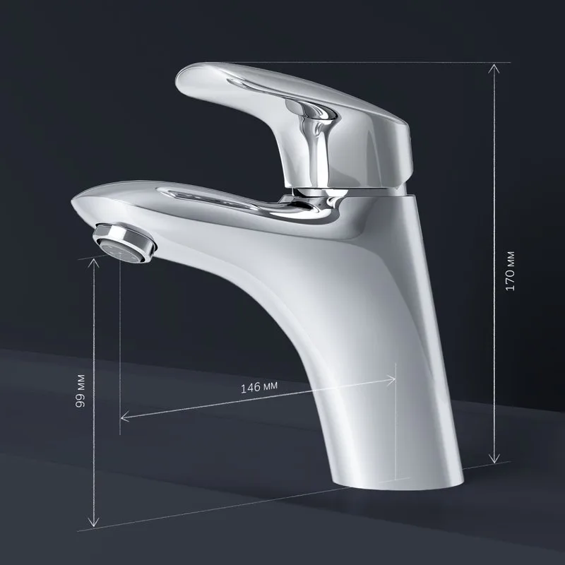Смеситель для раковины AM.PM Bliss L F5302132 Sancos — официальный сайт