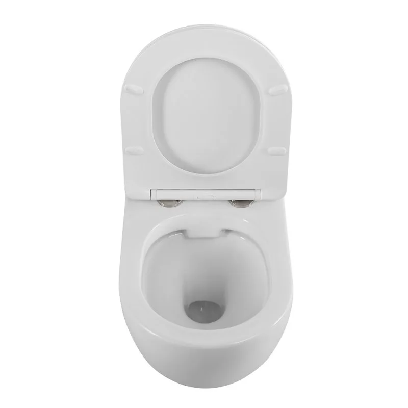 Унитаз подвесной Cezares Stylus CZR-513-TH-R безободковый, сиденье CZR-089-SC с микролифтом Sancos — официальный сайт