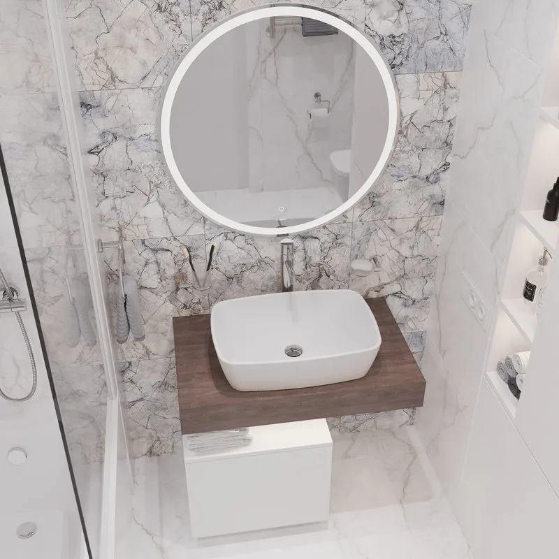 Накладная раковина VitrA Shift 7075B003-0016 55 см Sancos — официальный сайт