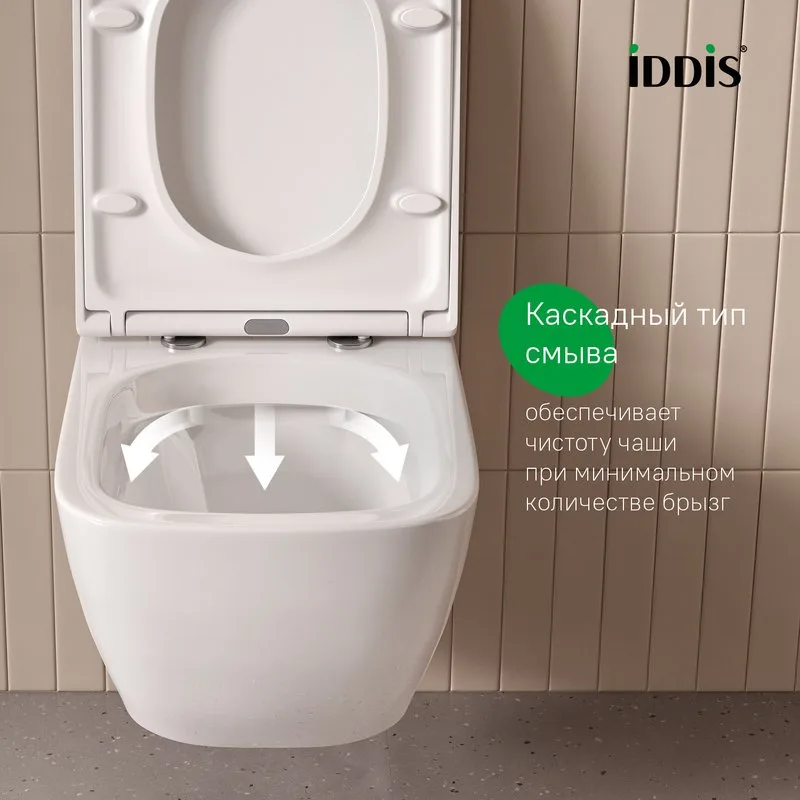 Унитаз подвесной IDDIS Torr TORRDSEi25 Sancos — официальный сайт