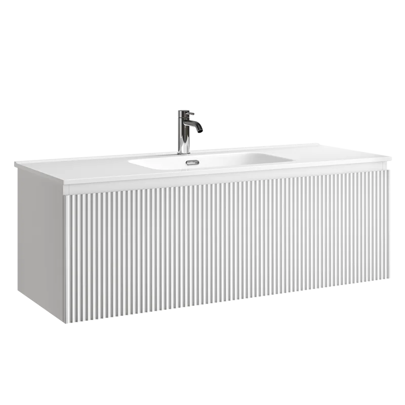 Тумба под раковину Sancos Snob R 1.0 120 подвесная Bianco (белый), SNR1.0120W Sancos — официальный сайт