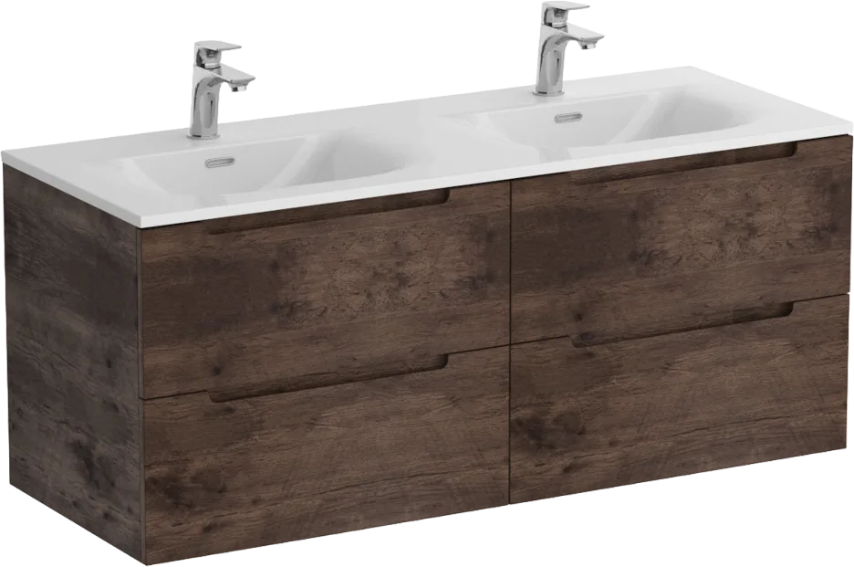 Тумба под раковину без столешницы BelBagno Etna 120 для двоих, rovere moro Sancos — официальный сайт