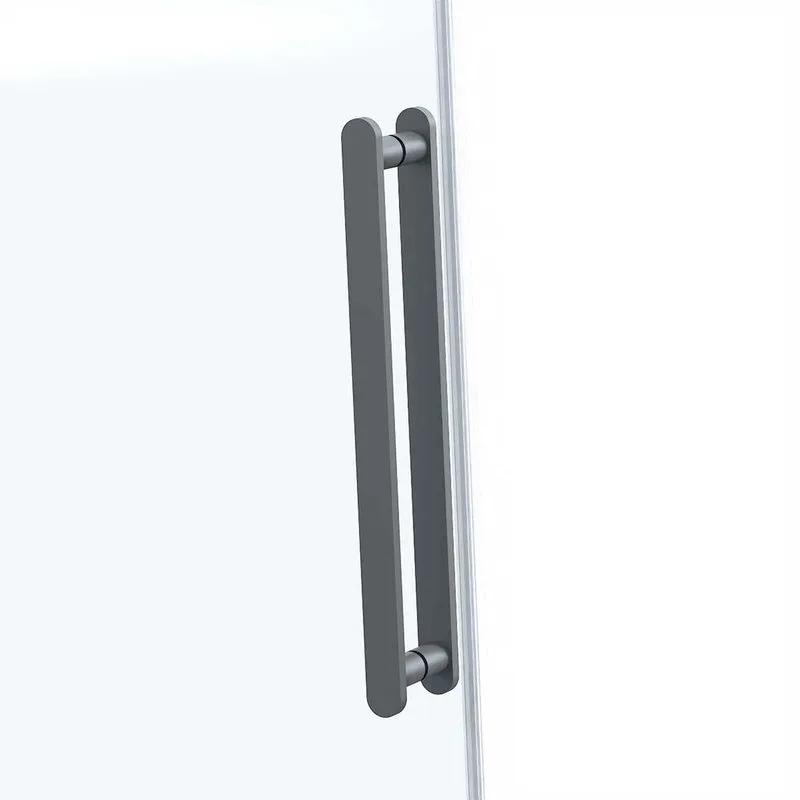 Душевой уголок Vincea Como Soft VSR-1CS1013CLGM 130х100, профиль вороненая сталь, стекло прозрачное Sancos — официальный сайт