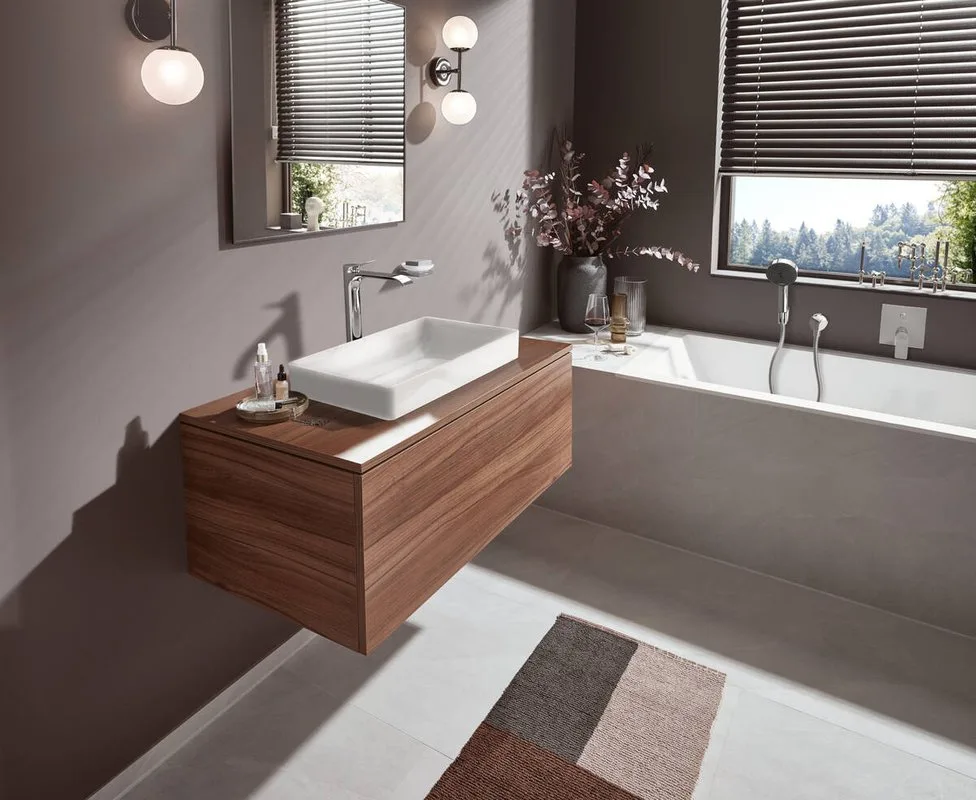 Смеситель для раковины Hansgrohe Vivenis 75042000 хром Sancos — официальный сайт