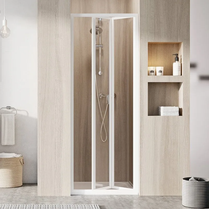 Душевая дверь в нишу Ravak Supernova SDZ2-70 Transparent, 195, профиль белый Sancos — официальный сайт