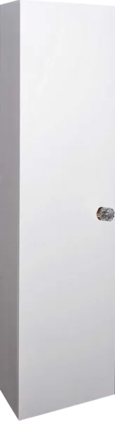 Шкаф-пенал для ванной Armadi Art NeoArt белый с ручкой Crystal золото Sancos — Оригинал
