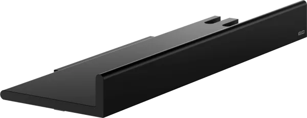 Полка Keuco Reva 12859370000 со стеклоочистителем, черная