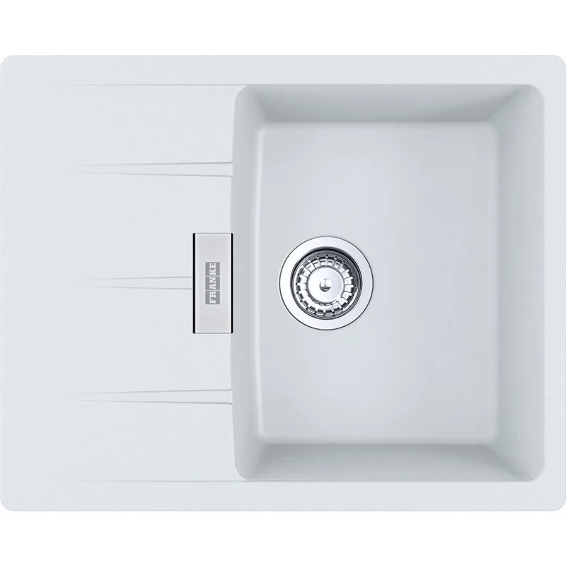 Мойка кухонная Franke Maris Centro CNG 611/211-62 белая Sancos — официальный сайт