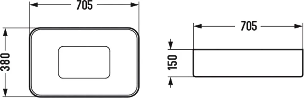 Накладная раковина Vincea VBS-50470 71 Sancos — официальный сайт