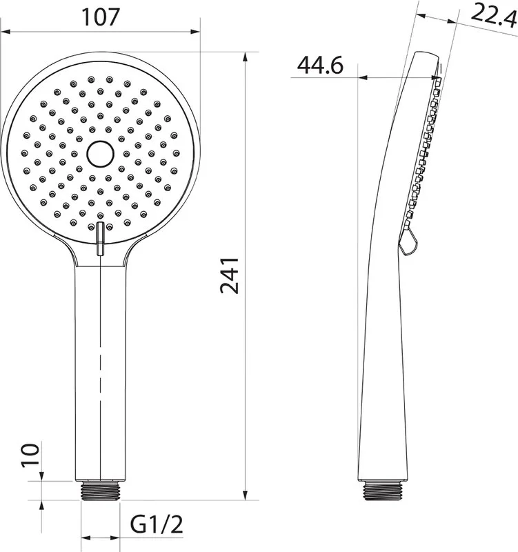 Душевая лейка IDDIS Ray RAY3F0Ci18 хром Sancos — официальный сайт