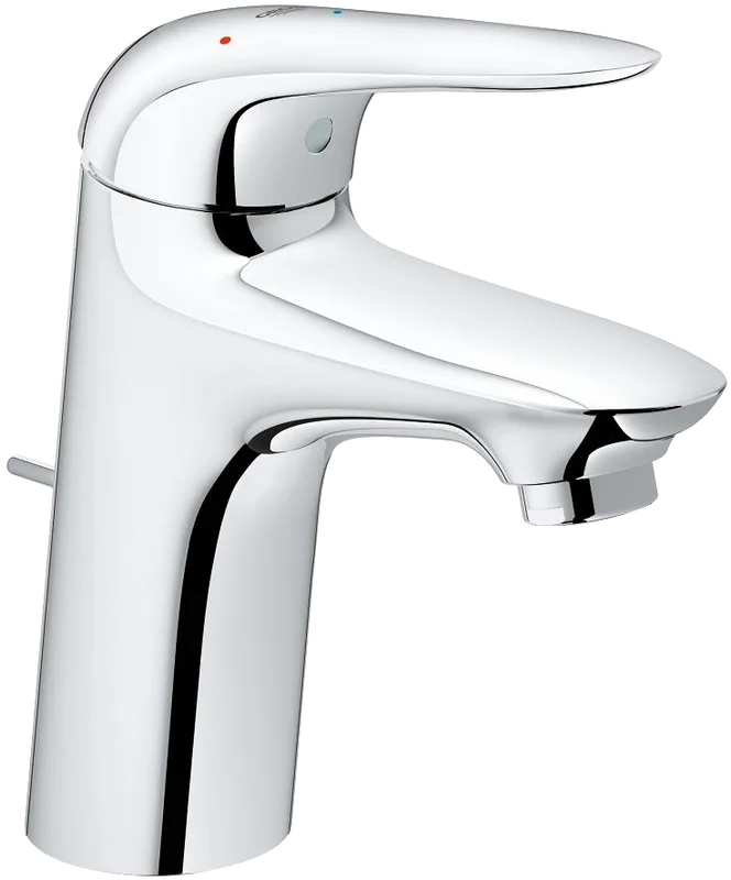 Смеситель Grohe Wave 23581001 с донным клапаном, хром Sancos — официальный сайт