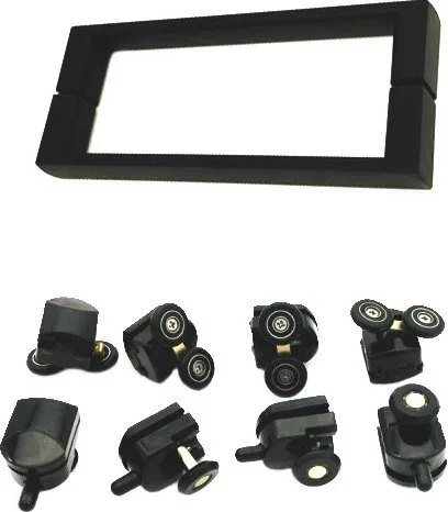 Душевой уголок RGW Classic CL-48B+90 см (158,5x161,5)x90x185 профиль черный, стекло прозрачное Sancos — официальный сайт