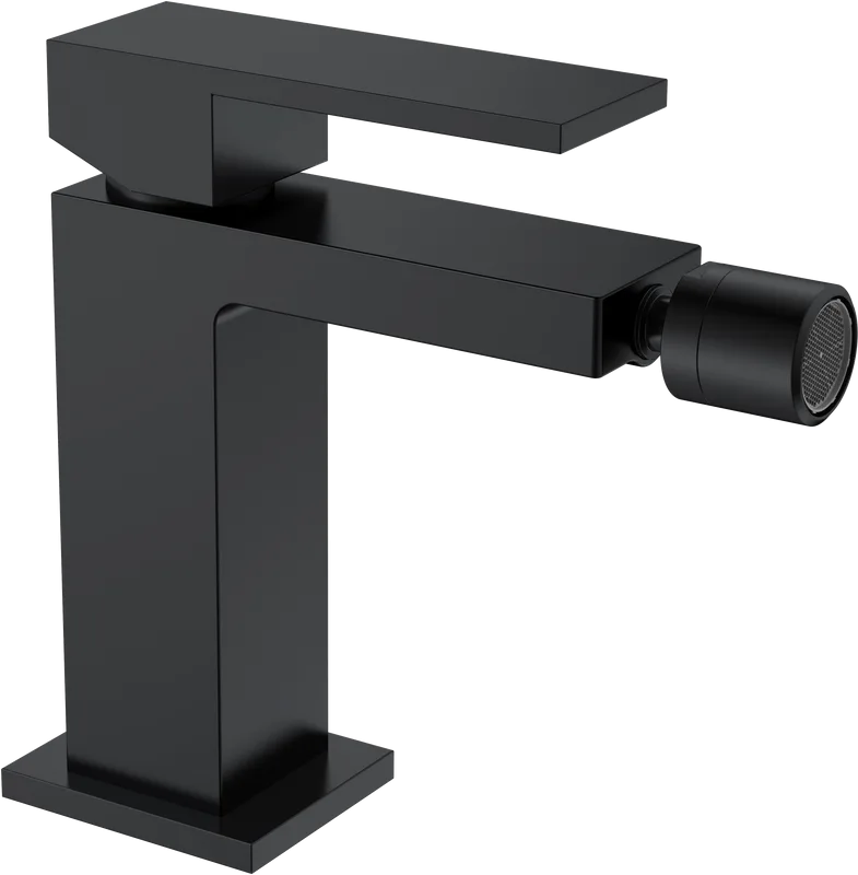 Смеситель для биде Boheme Qubic 476-B matt black Sancos — официальный сайт