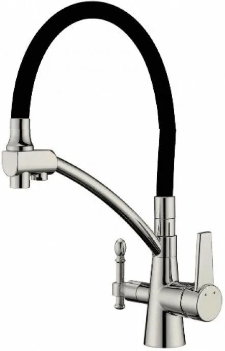 Смеситель для кухни Zorg Sanitary ZR 338-6 YF satin с гибким изливом Sancos — официальный сайт