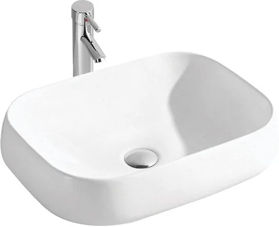 Накладная раковина AQUATEK AQ5526-00 глянцевая белая Sancos — официальный сайт