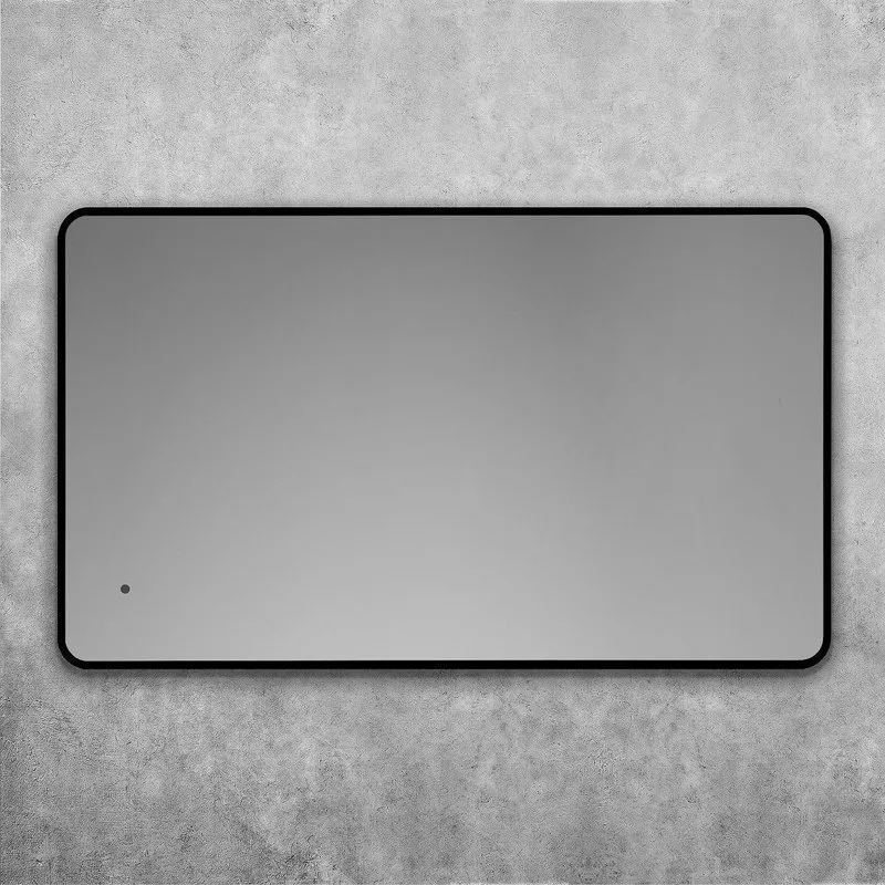 Зеркало Art&Max Siena S 60х100 черное, с LED-подсветкой, 6000К Sancos — официальный сайт