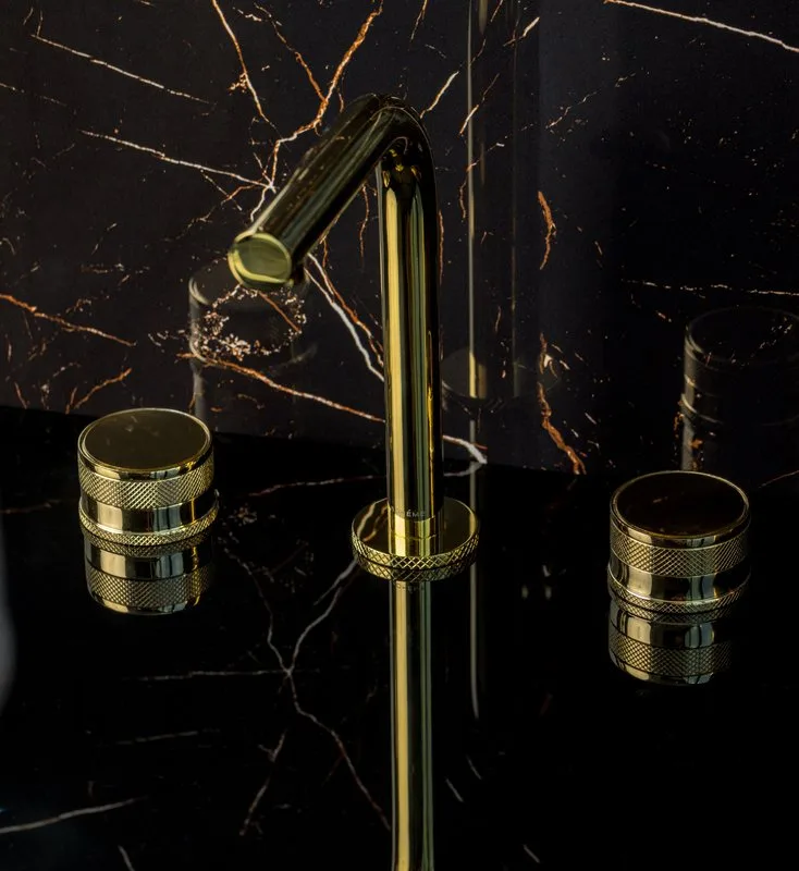 Смеситель для раковины Boheme Prestige 152-G-PR золото Sancos — официальный сайт