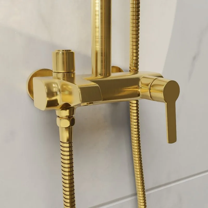 Душевая стойка RGW Shower Panels SP-31G, матовое золото Sancos — официальный сайт