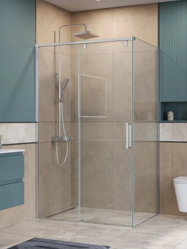 Душевой уголок BelBagno Soft Close-1 AH-1-120/80-C-Cr профиль хром Sancos — официальный сайт