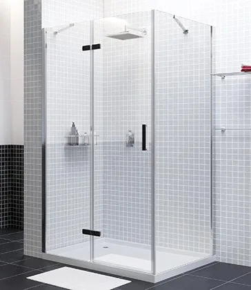 Душевой уголок Wasserkraft Aller Black 10H07LB 120x90 см Sancos — официальный сайт