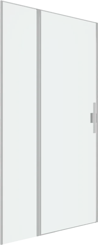 Душевая дверь в нишу Allen Brau Priority 3.31029.BA 100 см, профиль серебро браш, стекло прозрачное  Sancos — официальный сайт