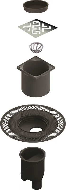 Душевой трап Berges Platz Antik 090060, 10x10 см Sancos — официальный сайт
