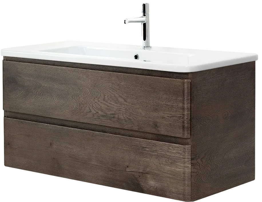 Тумба под раковину без столешницы BelBagno Albano-Cer 105 подвесная, robere nature grigio Sancos — официальный сайт