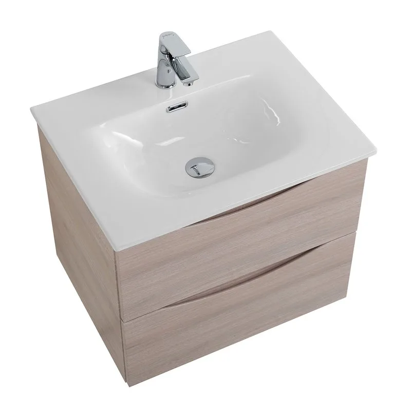 Тумба под раковину без столешницы BelBagno Marino-cer-mini 70 подвесная, rovere grigio Sancos — официальный сайт