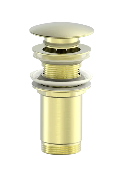 Донный клапан для раковины Wonzon & Woghand WW-88SS09-BG брашированное золото Sancos — Оригинал