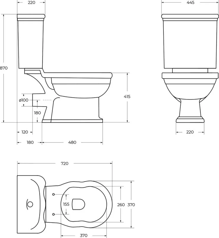 Унитаз-компакт напольный BelBagno Boheme BB115CPR Sancos — официальный сайт