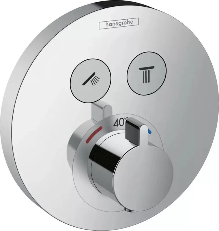 Термостатический смеситель встраиваемый Hansgrohe ShowerSelect S 15743000, для душа Sancos — официальный сайт