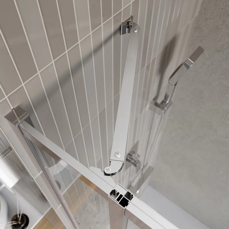 Душевой уголок BelBagno Luce AH-21-130/100-C-Cr профиль хром, стекло прозрачное Sancos — официальный сайт