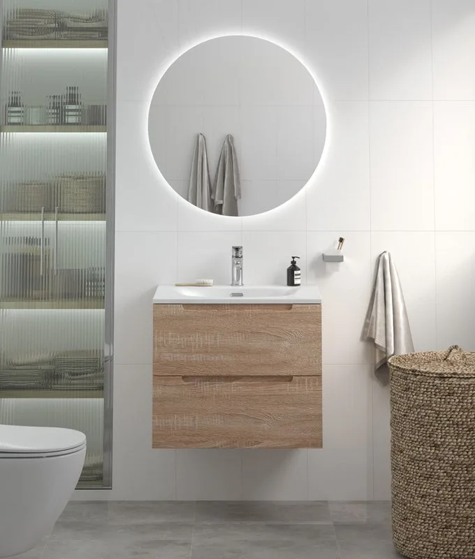 Тумба под раковину без столешницы BelBagno Etna 60 rovere bianco Sancos — официальный сайт