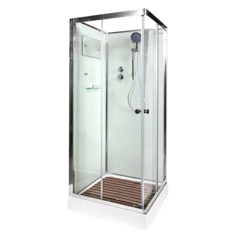 Душевая кабина DTO K408 80х80, профиль хром, стекло прозрачное Sancos — официальный сайт