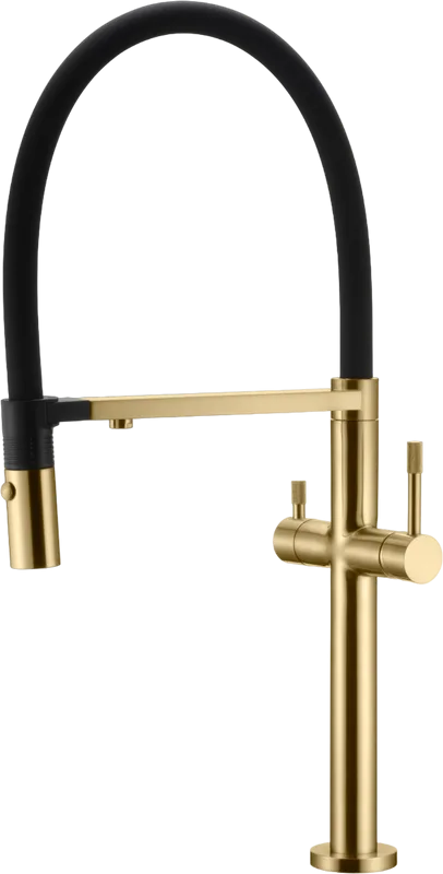 Смеситель для кухни Boheme Uno 115-MG matt gold Sancos — официальный сайт