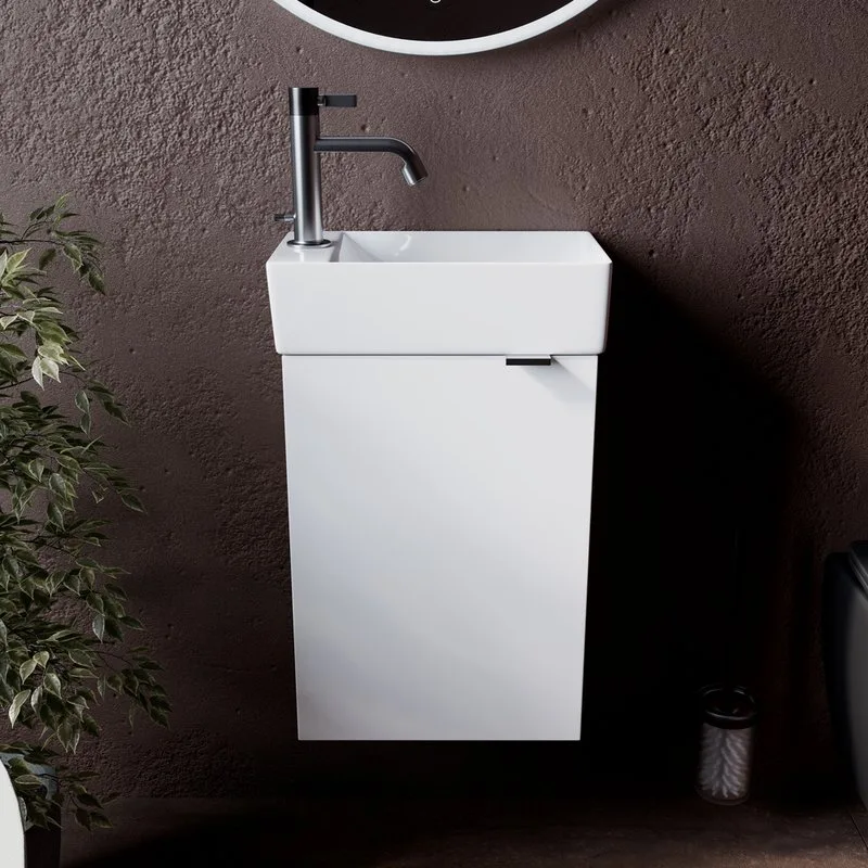 Тумба под раковину Sancos Mini 35 подвесная белая, MN35WL Sancos — официальный сайт